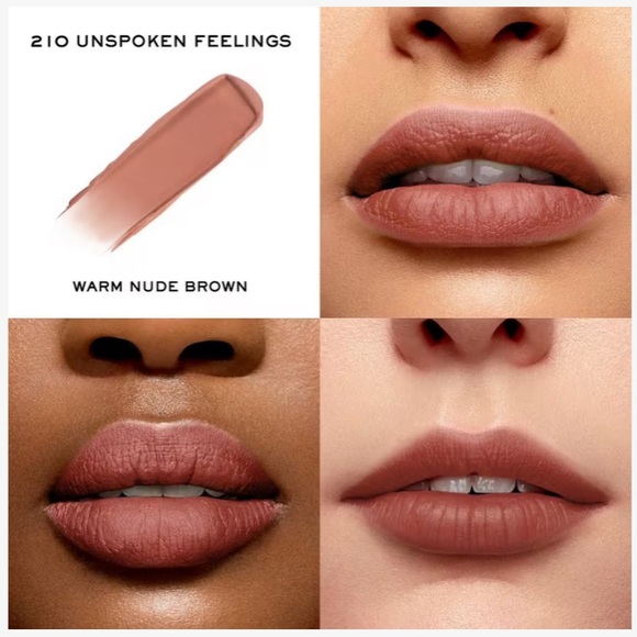 New Lancôme L'Absolu Rouge Intimatte Lipstick in Unspoken Feelings Nude Brown - Picture 8 of 8
